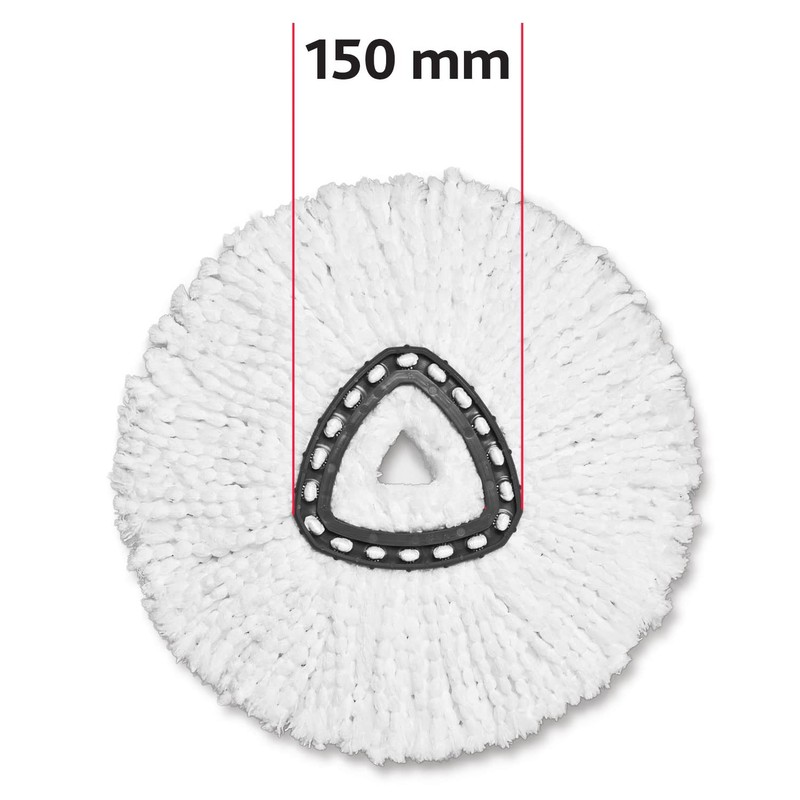 Vileda EasyWring and Clean Turbo Classic Microfibre Mop Refill Head,