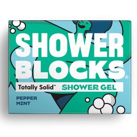 Shower Blocks - Pepper Mint Solid Shower Gel, 100g