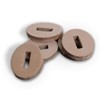 Spacer Washers- Leather Washers for Knife Handles-Oval or Round (25