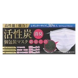 (PM 2.5 compatible) Strong Activated Carbon Filter with 30 Activated Carbon Masks