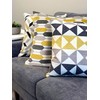 Urban Loft by Westex Modern Hexagon Yellow & Grey Feather