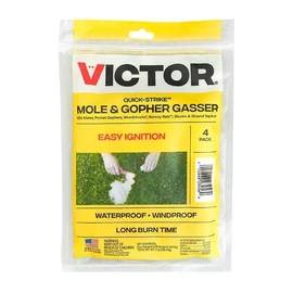 Victor Quick-Strike Mole & Gopher Gasser, 4 Pack