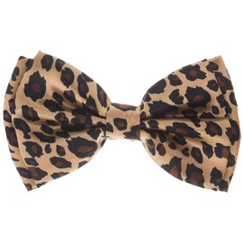 Man of Men Leopard Bow Tie for Men, Leopard Tie, Gold, Brown & Black Bowtie, Cheetah Print Bow Tie