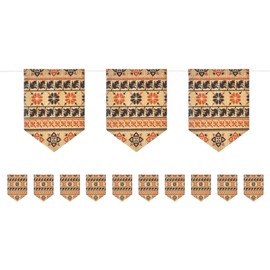 Eid Party Celebration Bunting & Hanging Decorations (choose) (Palestine Tapestry (Hessian))