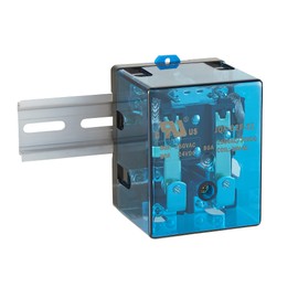 NVMIDTC JQX-62F-2Z AC 24V 80A Electromagnetic Relay Set with Ring Terminal Copper Crimp Connector, Din Rail and Terminal Blocks End Stopper Bracket
