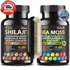 Wild Organic Sea Moss and Shilajit Bundle - 8000mg Sea
