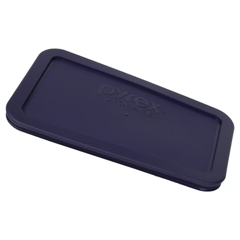 Pyrex 7214-PC Rectangle 4.8 Cup Storage Lid Cover Blue 4PK