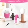 Cotton Swab Storage Case, ABS Cosmetic Cotton Organizer, Paper Cup