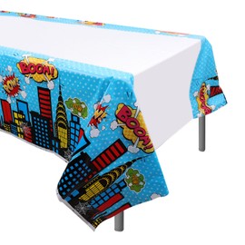 3pcs Spider Birthday Tablecloth, 43x71 Inch Party Dessert Table Cover Themed Table Decorations for Kids Men Women Party Supplies