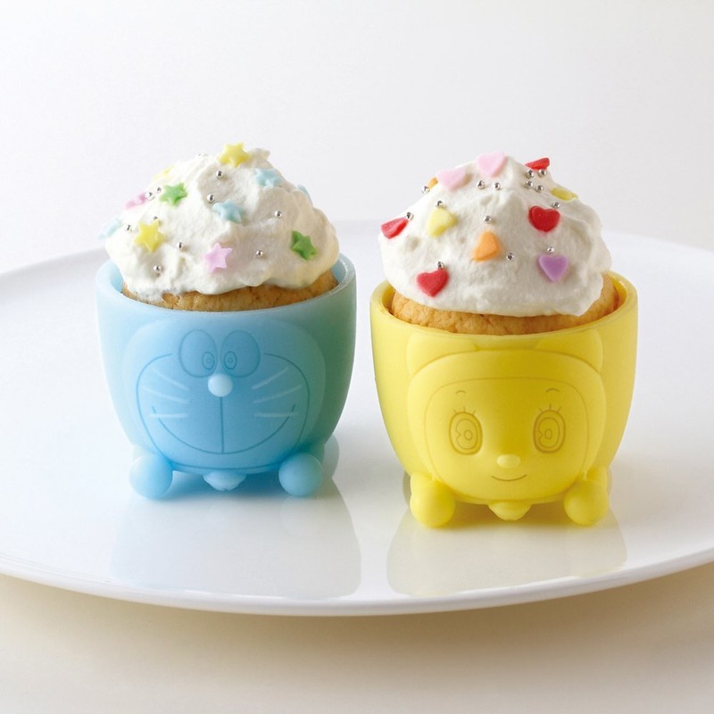 貝印 kai シリコン カップ 4個 ドラえもん & ドラミ DN-0308