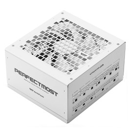 darkFlash PMT1250 Fully Modular Power Supply ATX 3.1& PCIe 5.1 Ready, 12VHPWR Cable Included, 100% Japanese 105°C Capacitors, 80 Plus Gold Gaming PSU, Compact 150mm Size, 5 Year Warranty(White)