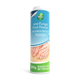 Anti Fungal Foot Powder - 200g - Soothes & Protects - New 2025 Bigger Pack Better Value (200g)