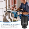 36mm Socket, Deep Impact Socket 1/2" Drive, 12 Ponit Point