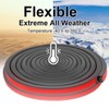 [New Upgrade] 19.7Ft Silicone Door Weather Stripping Door Seal Strip
