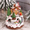 Christmas Village Houses, Christmas Collectible Buildings Decoration Musical Christmas Village