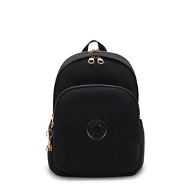 Kipling Delia Medium Backpack Blck Rose Spice