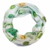 Jeamis Smiley Silk Loop Colour Gradient Spring Round Scarf Unisex