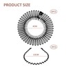 6 Pack Elastic Comb Hair Bands for Women with 2