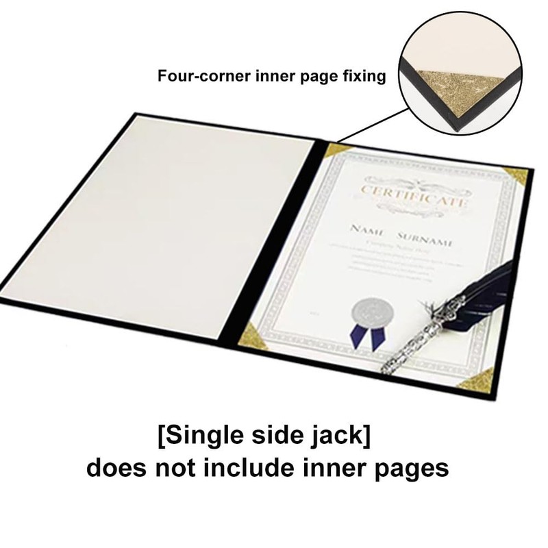 Oaygat A4 Diploma Cover Award Certificate Holder Certificate Sleeve Professional
