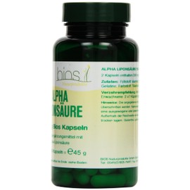 Bios Alpha-Liponsäure, 100 Kapseln, 1er Pack (1 x 45 g)