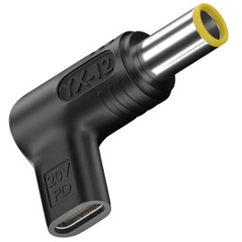 100W USB C to 7.9x5.5mm DC Adapter, PD USB C Female to DC 20V Male ThinkPad Adapter, Type USB C to 7.9 x 5.5 mm Adapter Made for Lenovo/IBM ThinkPad Laptop Series