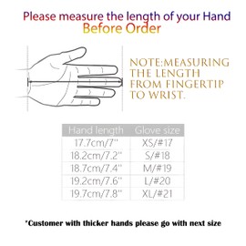 PGM Women's Golf Glove One Pair, Open-Finger Design Breathable Mesh Fabric Improved Grip System, Cool and Comfortable