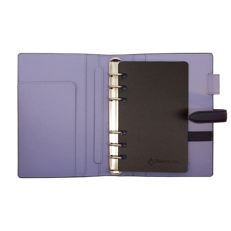 Franklin Planner 65744 Bonded Leather Fiber Binder Compact 20mm Navy