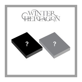 Generic GOT7 Winter Heptagon 13th Mini Album Set (WINTER+HEPTAGON) - Black, 1x1x2 inches - Photobook