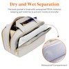 Lifewit Travel Toiletry Bag with Handle, Large Wide-Open Makeup Cosmetic