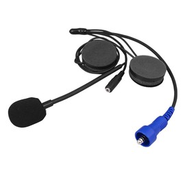Rugged Radios HK-OFSP-3.5-AA Alpha Audio Off Road Helmet Kit with Microphone, Helmet Speakers and 3.5mm Ear Bud Jack