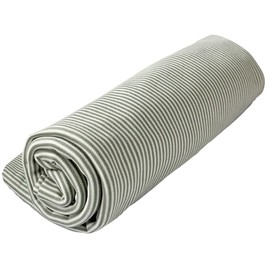 Hoppediz Premium Swaddling Blanket Made of Organic Cotton – Versatile Cuddly Blanket & Baby Blanket, Ideal as a Comforter Blanket, First Blanket & Cuddle Cloth, Rosemary White