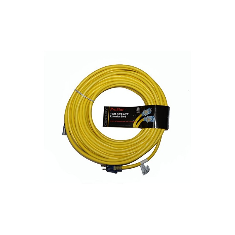 ProStar 12 Gauge SJTW 3 Conductor 100 Foot Extension Cord