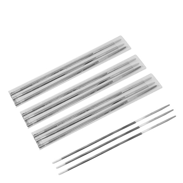 5/32 Inch Chainsaw File Round File, 12 Sticks 4 mm