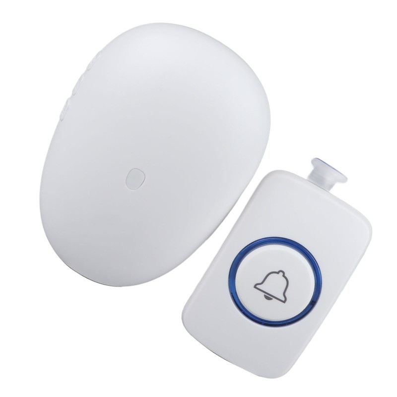 Wireless Doorbell Colorful Flashing Light 57 Ringtone Adjustable Volume for