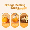 2Pcs Stainless Steel Orange Peeler Tool, Citrus Peeler with Triangular