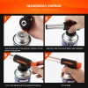 Unbranded 2X Kitchen Culinary Blow Torch Lighter Cooking Baking Creme