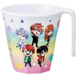 Skater MTH3-A Melamine Tumbler with Handle, 10.1 fl oz (300 ml), Colorful Peach 25