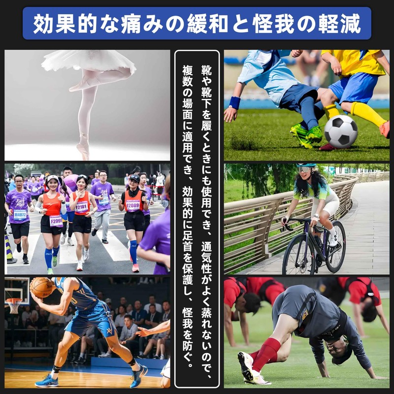 IEADEN Taping, Stretchable, Ankle, Precut Kinesio, Taping Tape, Achilles Tendon,