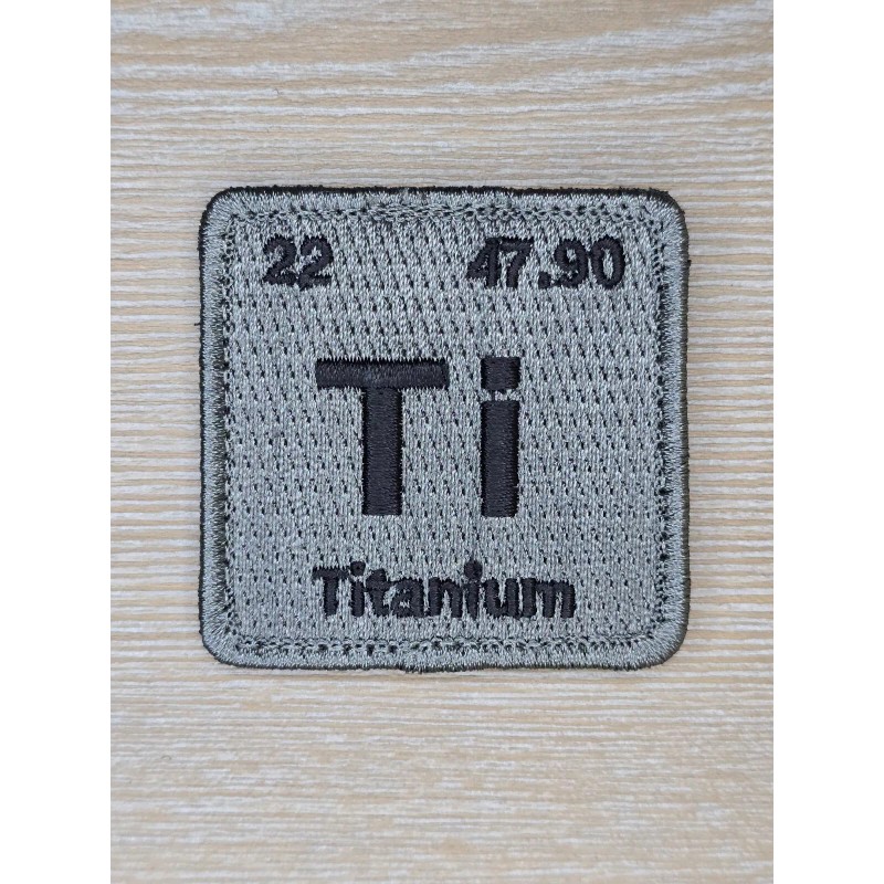 Element TITANIUM TI PERIODIC TABLE ELEMENT SYMBOL ACU DARK TACTICAL