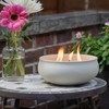 TIKI Citronella Candle 2-Pack – 7-Inch White Wax Bowl with