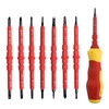 Insulated Screwdriver Set, 7 Pieces, Electrician Screwdriver Set, Screwdriver Set