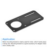 MECCANIXITY Motor Bracket Motor Mounting Holder 132x65mm Black for NEMA