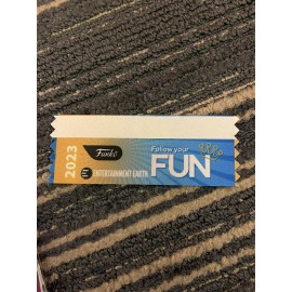 Entertainment Earth SDCC 2023 Entertainment Earth Funko badge ribbon comic con Sunday exclusive