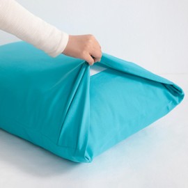 Organictune Body Pillow Cover Microfiber Long Pillow Case Breathable Soft Shrinkage and Fade Resistant Pillowcase with Envelope Closure (Blue,20x54 Inches)