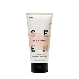 SEEN Crema Curly - Perfumada - No Comedogénica Y Libre De Sulfatos Crema Para El Cabello Definir El Curl- Reduce El Frizz- Protectora Del Calor- Seguro Para Pieles Sensibles