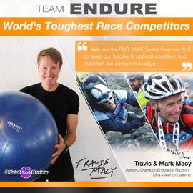 Exercise Ball for Yoga, Balance, Stability - Fitness, Pilates, Birthing, Therapy, Office Ball Chair, Flexible Seating - Anti Burst, Non Slip Surface - SmarterLife PRO MAX Series (Silver, 65 cm)