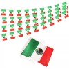 KFMX Banderin Viva México Colgante Banderas Fiesta Patrias Guía