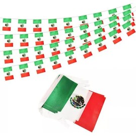 KFMX Banderin Viva México Colgante Banderas Fiesta Patrias Guía