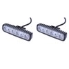 Greenmigo 2 x 18 W LED Headlight Offroad Lamp Flood