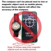 Diving Sighting Wrist Compass for Outdoor Orienteering Mountaineering Hiking
